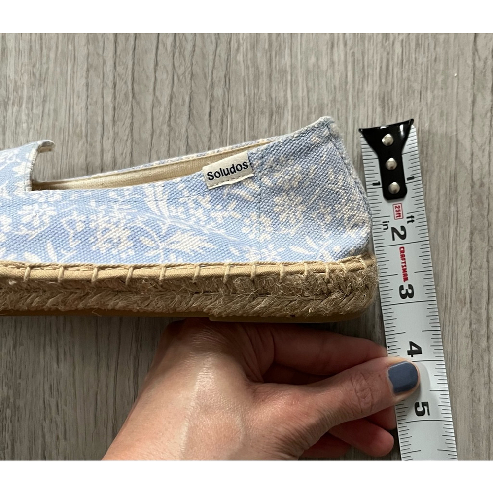 Soludos blue bonnet espadrille shoes size 8.5 - Picture 12 of 12